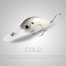 Bionic Plastic Lure 65mm Diving Lure (Option: D)