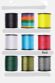 Hook Drop Spinning Wheel Fishing Line (Option: Red-5.0)