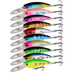 10 Color Minorua Bait Biomimetic Plastic Hard Fake Bait (Option: Y103 ALL-9cm 7.5g)