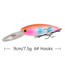 10 Color Minorua Bait Biomimetic Plastic Hard Fake Bait (Option: Y103 9color-9cm 7.5g)