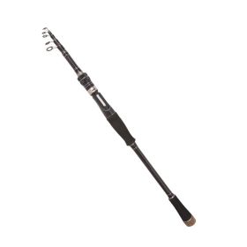 Carbon Telescopic Ultra Light Short Section Portable Straight Shank Fishing Rod (Option: Straight handle-Length2.1)